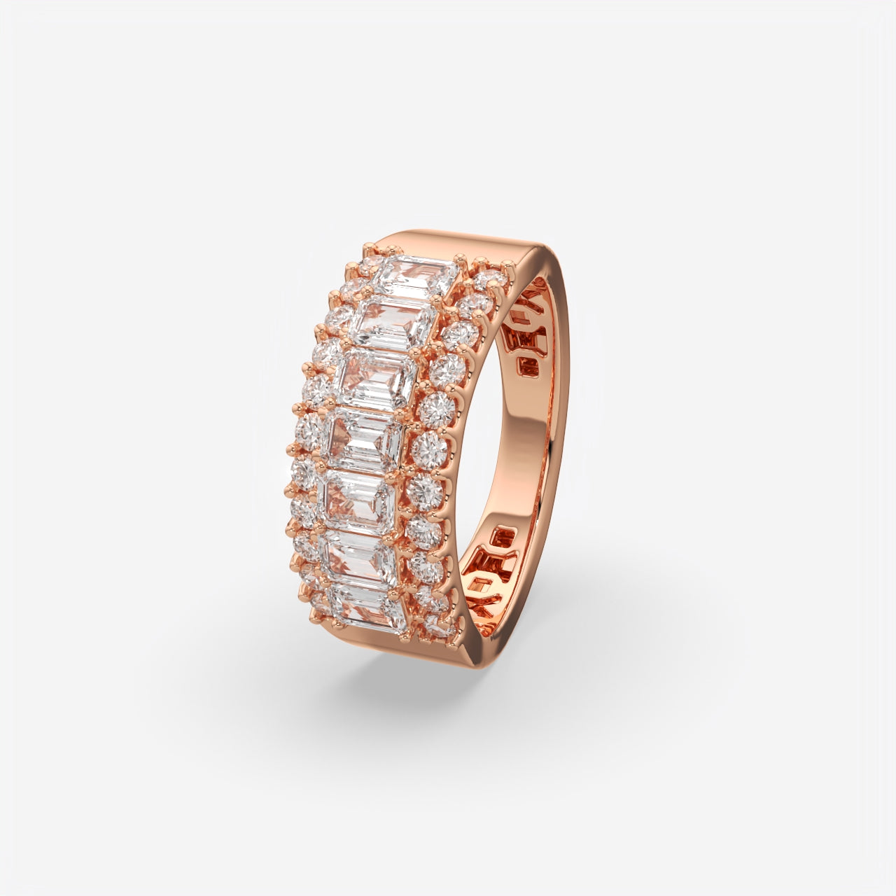 Baguette Diamond Band Ring