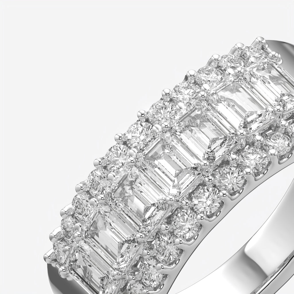 Baguette Diamond Band Ring