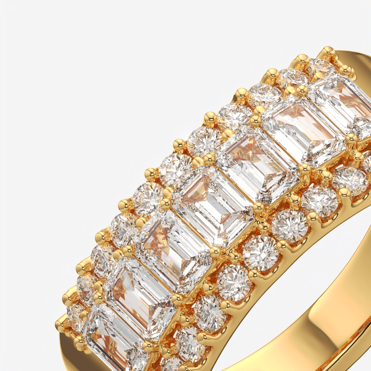 Baguette Diamond Band Ring
