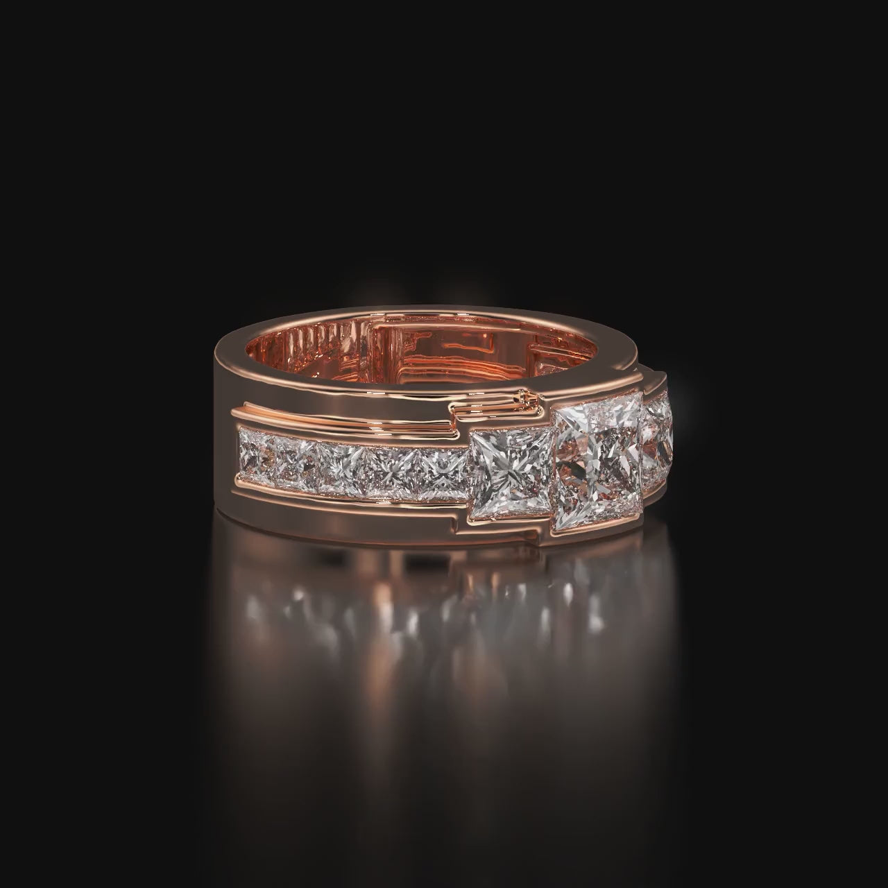 Silver Men's Royal Majesty Band