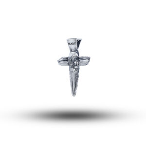 Mother Mary & Baby Jesus 925 Sterling Silver Pendant