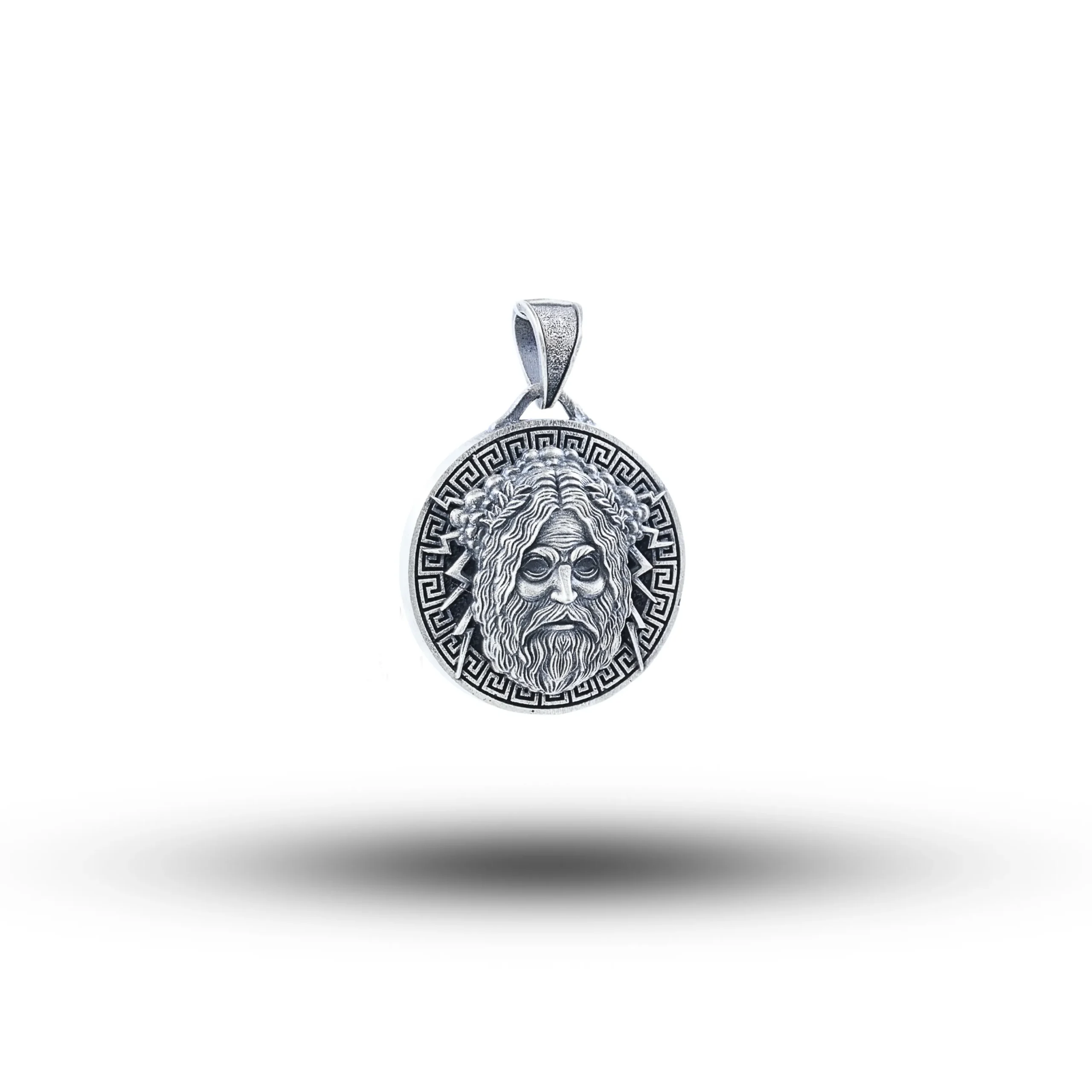 Zeus lightning god 925 Sterling Silver Pendant