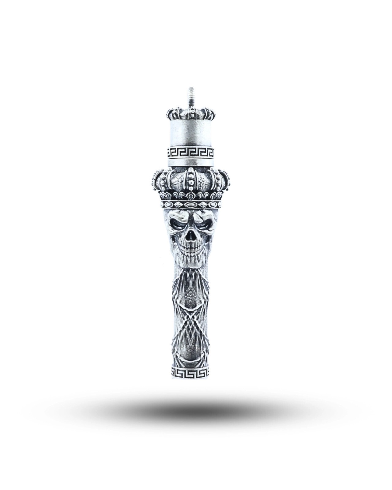 Luxurious Hunter 925 Sterling Silver Lighter – Handcrafted Statement Piece for Elegant Men