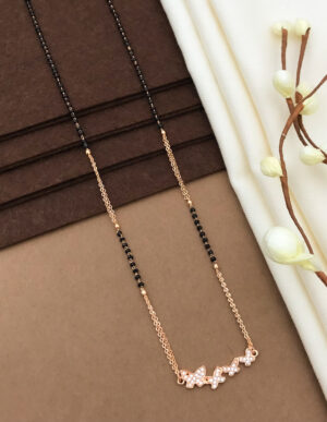 Graceful 925 Silver Gold Plated Mangalsutra for Women