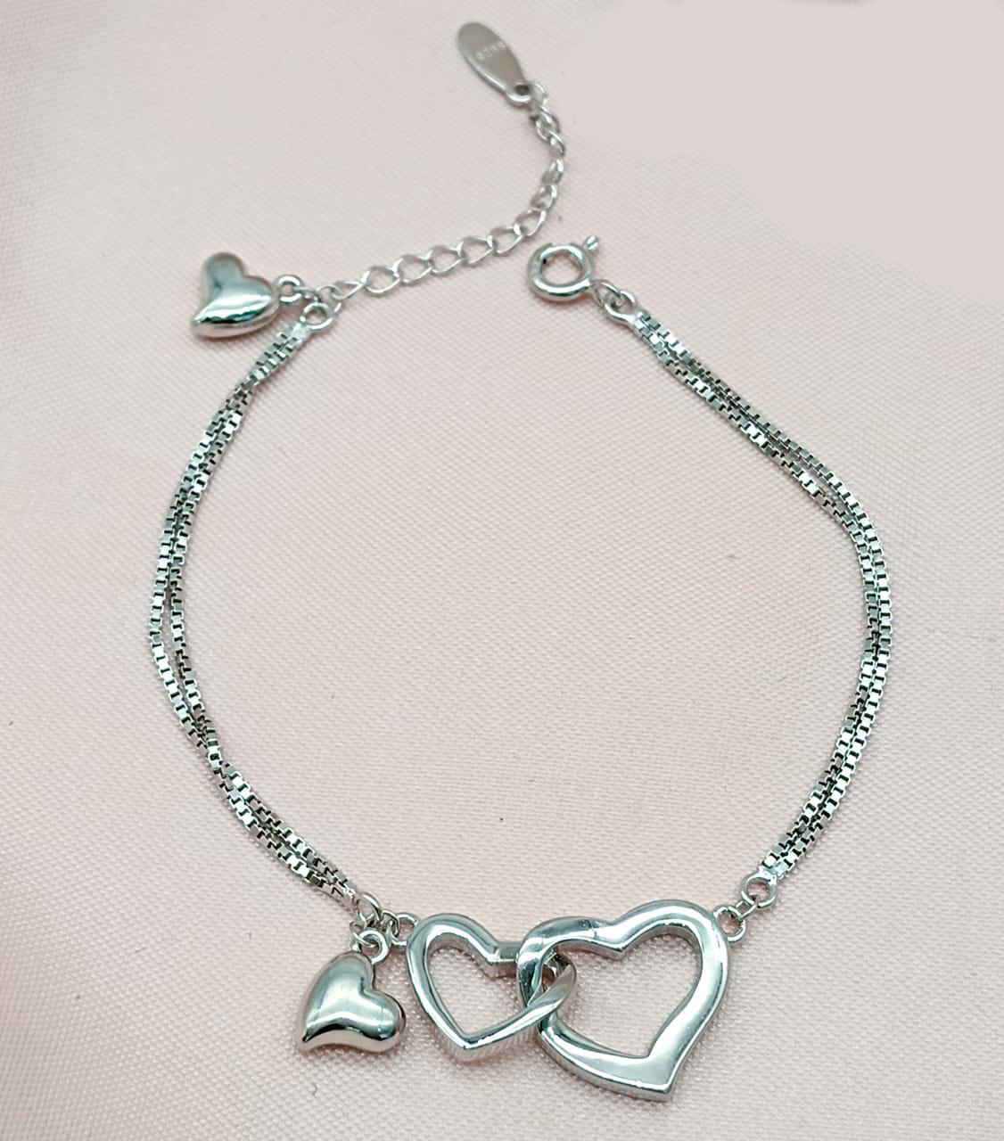 Pure 925 Sterling Silver Bracelet For Women